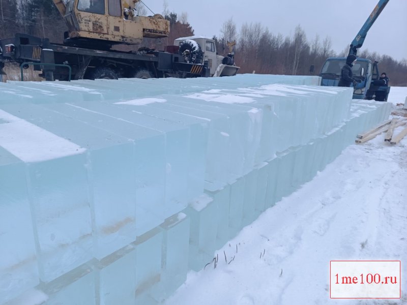 Лед,блоки льда для скульптур, лед строительный