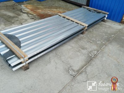 Профнастил оцинкованный мп20 0.4 мм * 1.15м * 4м