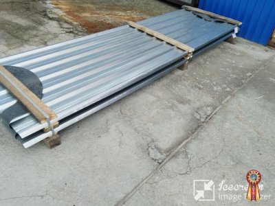 Профнастил оцинкованный мп20 0.4 мм * 1.08м * 4м