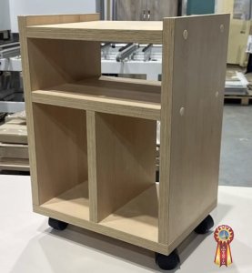 Тумба-помощник на колесах из ЛДСП (Изготовление мебели на заказ)