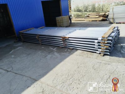 Профнастил оцинкованный мп20 0.4 мм * 1.08м * 6м