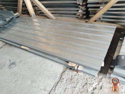 Профнастил оцинкованный мп20 0.45 мм * 1.08м * 3м