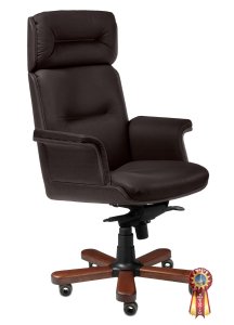 Кресло премиум руководителя Стил Нотабл А натуральная кожа